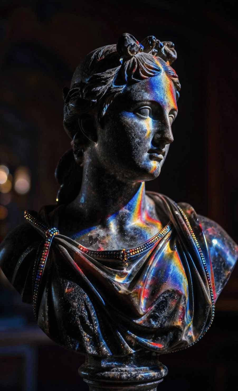 Prismatic Marble Noir