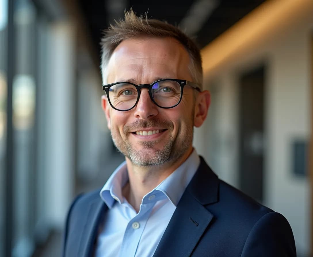 Corporate and business headshot example