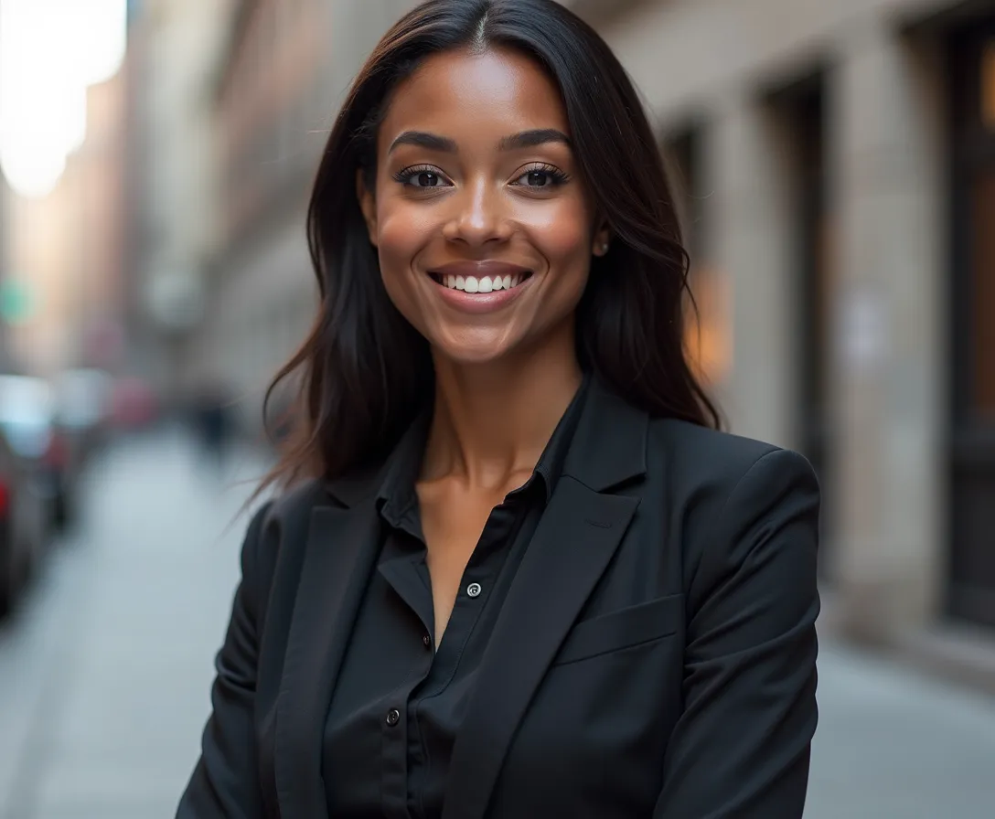 Outdoor and casual headshot example