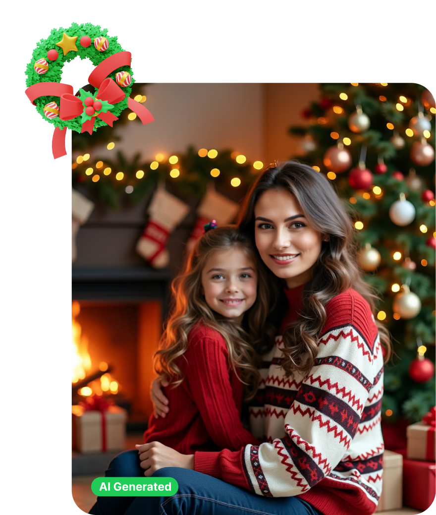 Family Holiday Portrait
