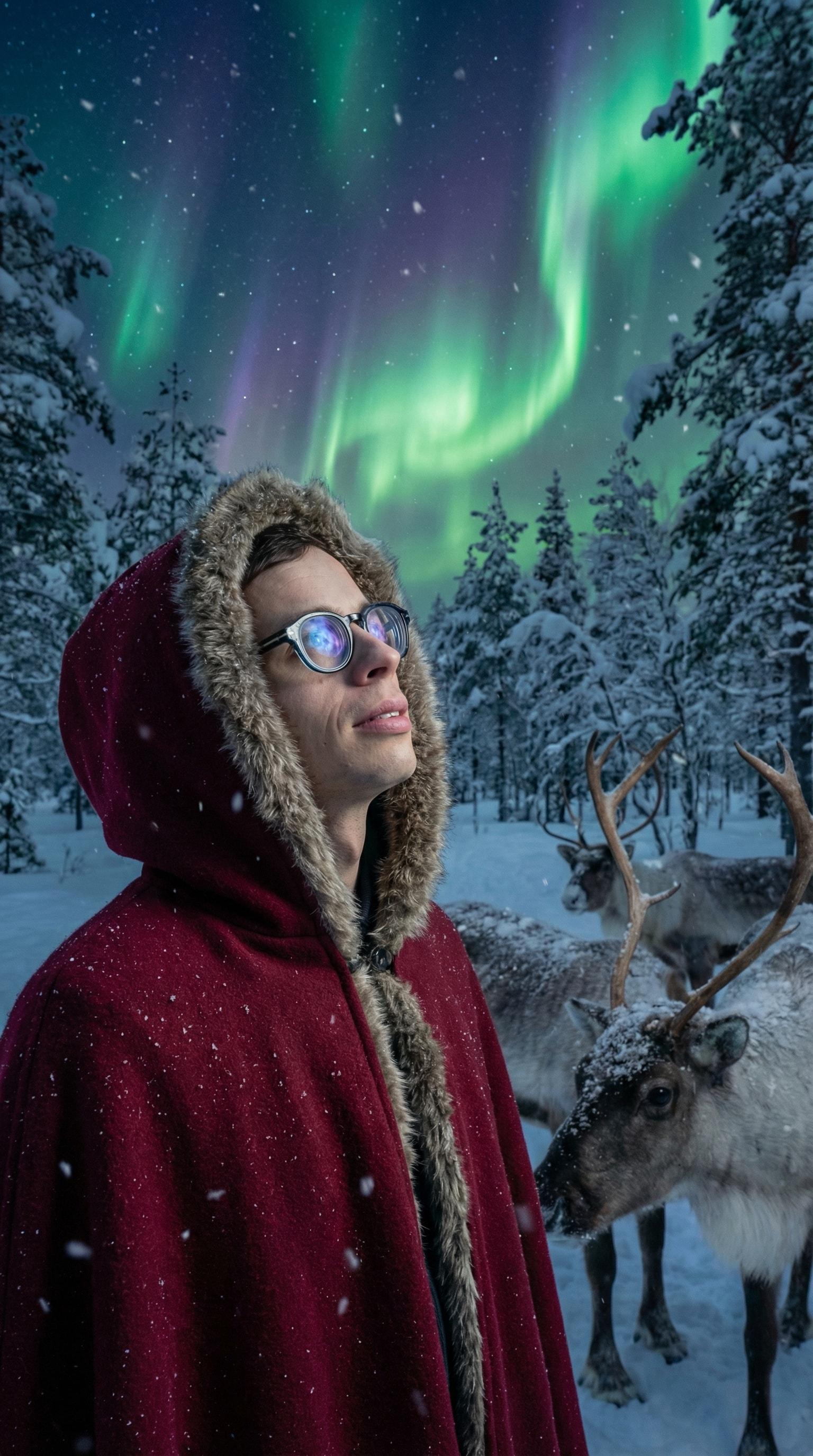 Traditional Swedish fika portrait on Christmas